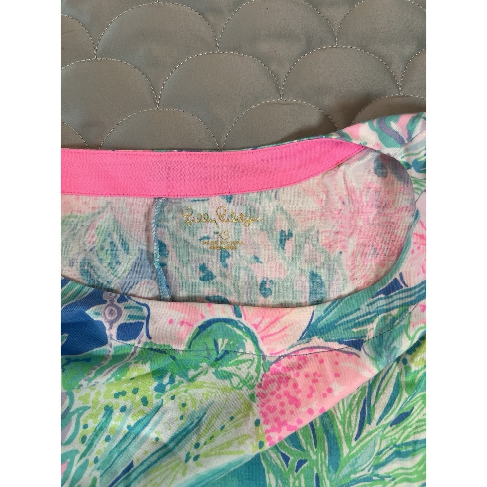 LILLY PULITZER Charley Dress SWIZZLE IN size XS Resort Tropical Beach Preppy - Picture 2 of 7